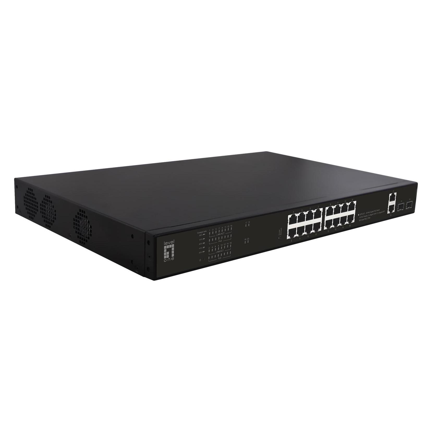 LevelOne Switch 20x GE GEP-2021 16xPo (20 Ports) (GEP-2021)