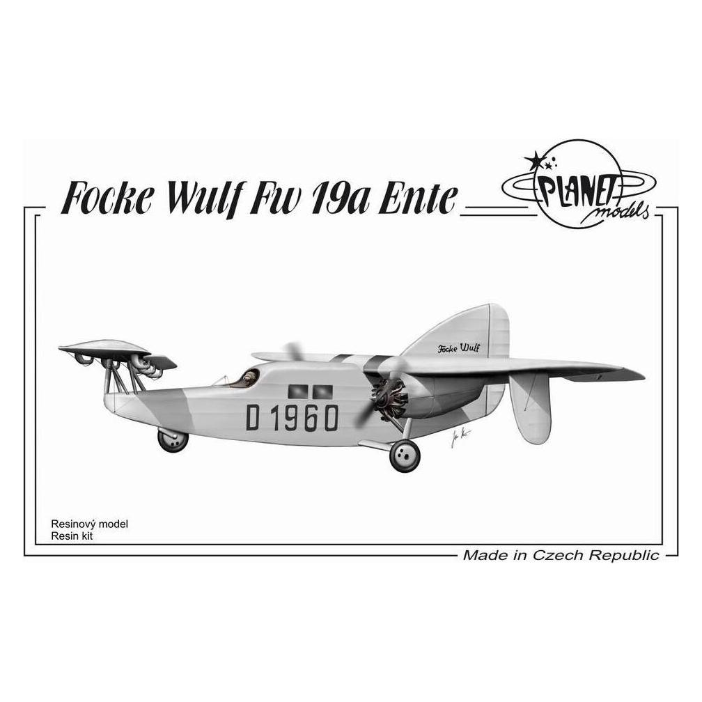 Planet Models Focke Wulf Fw 19a Ente (129-PLT183)