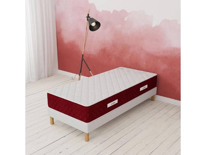 Ensemble Rosso Sommier + Matelas 120x190 cm – Hauteur 25 cm