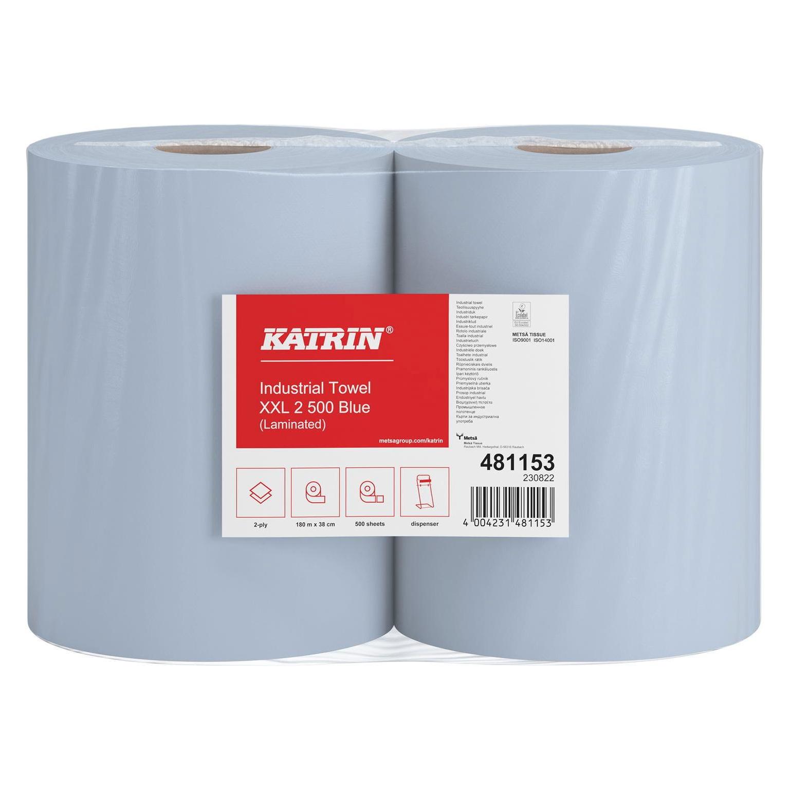 Katrin Wischtuch Classic XXL Masse: 38 cm x 190 m (B x L) Werkstoff: Tissue Farbe: blau (481153)