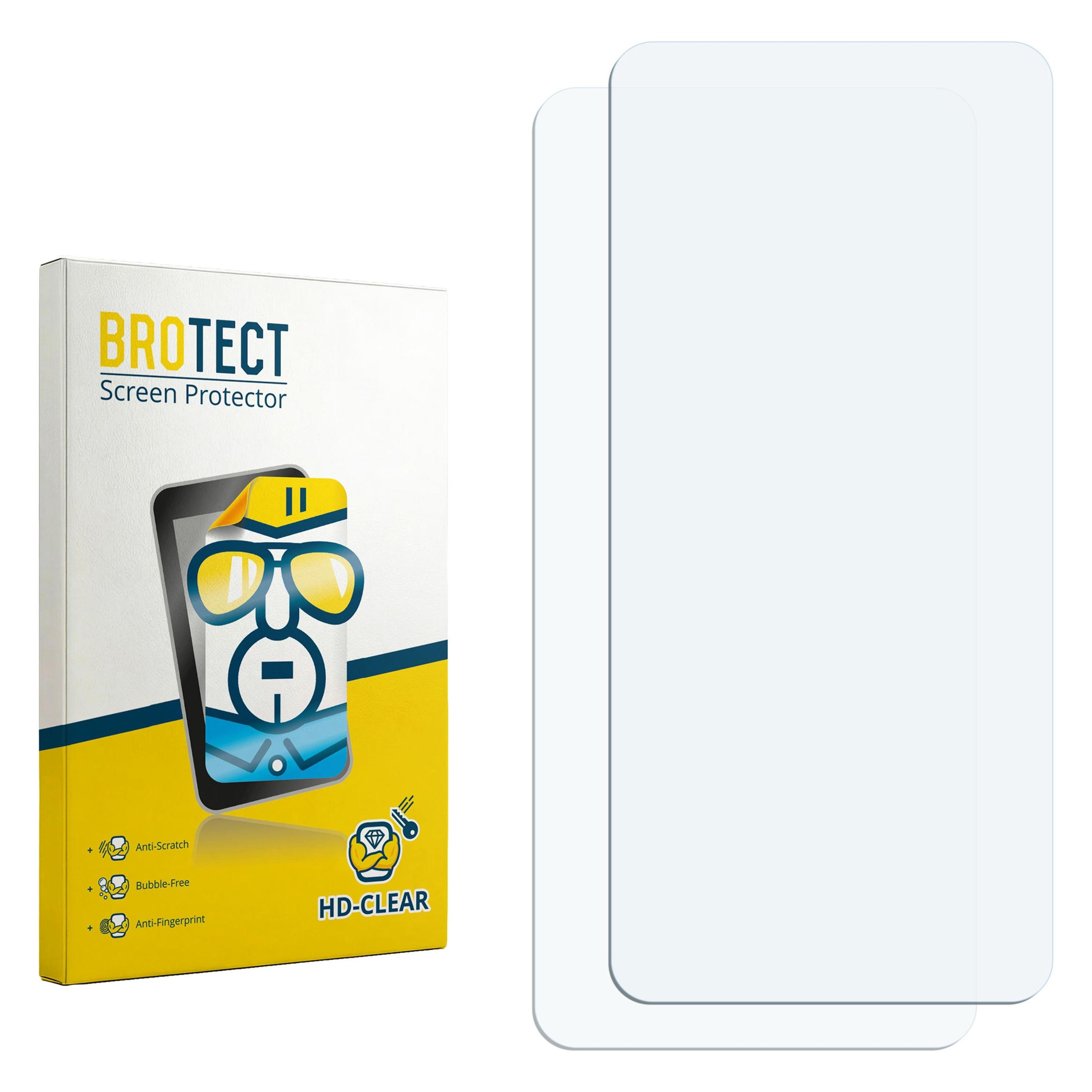 Brotect Schutzfolie für Oppo Reno Displayschutz Displayschutzfolie Folie Klar Transparent (2 Stk., Oppo Reno Z) (1835575)