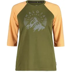 Maloja Damen Shirt Himbeere moss multi - S - S