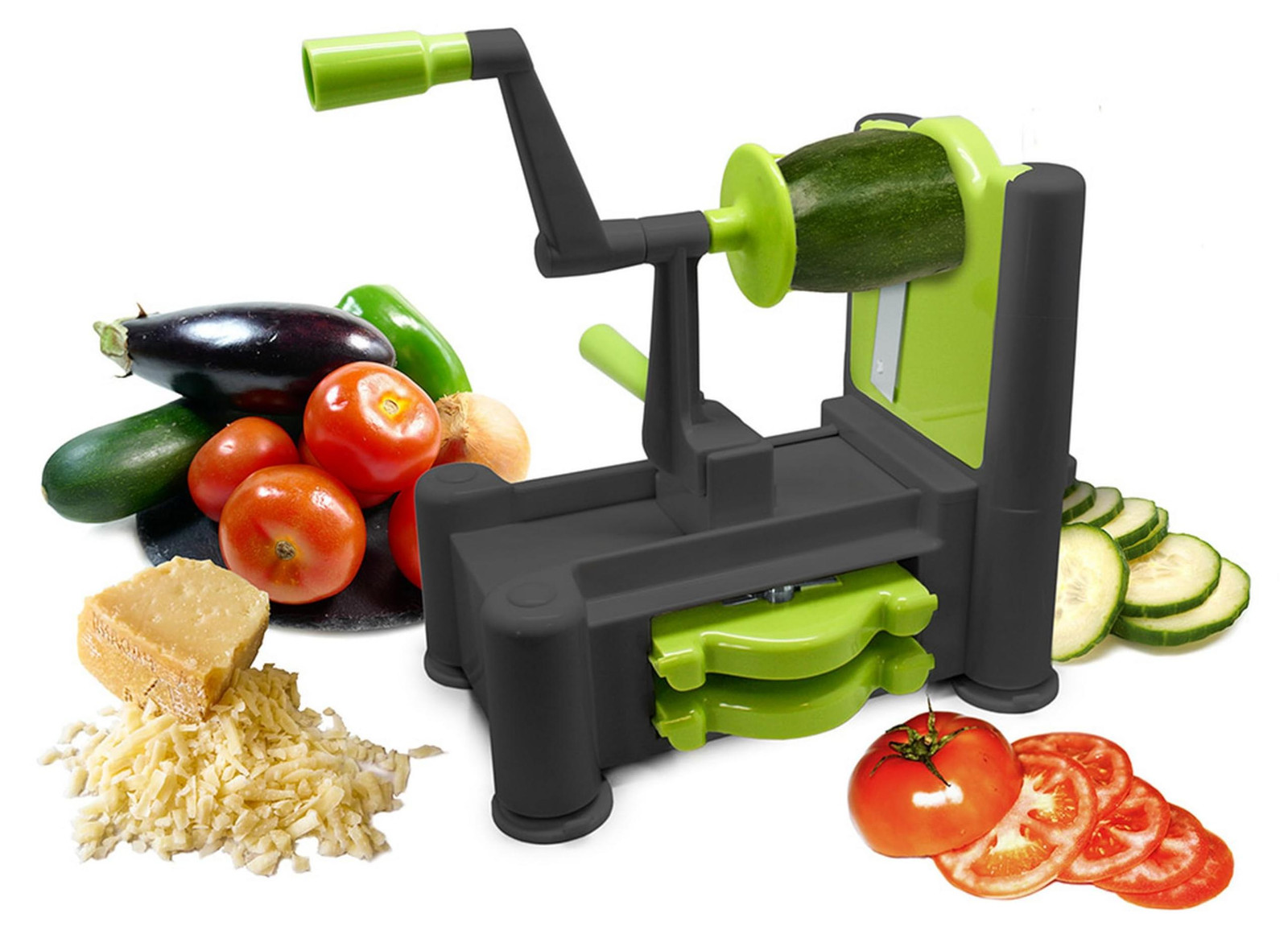 Dripio 3-in-1 multifunctionele snijmachine met 3 messen, groen