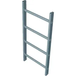 Leiternteil, 4 Spr., L 1.120mm, B 520mm, Aluminium natur