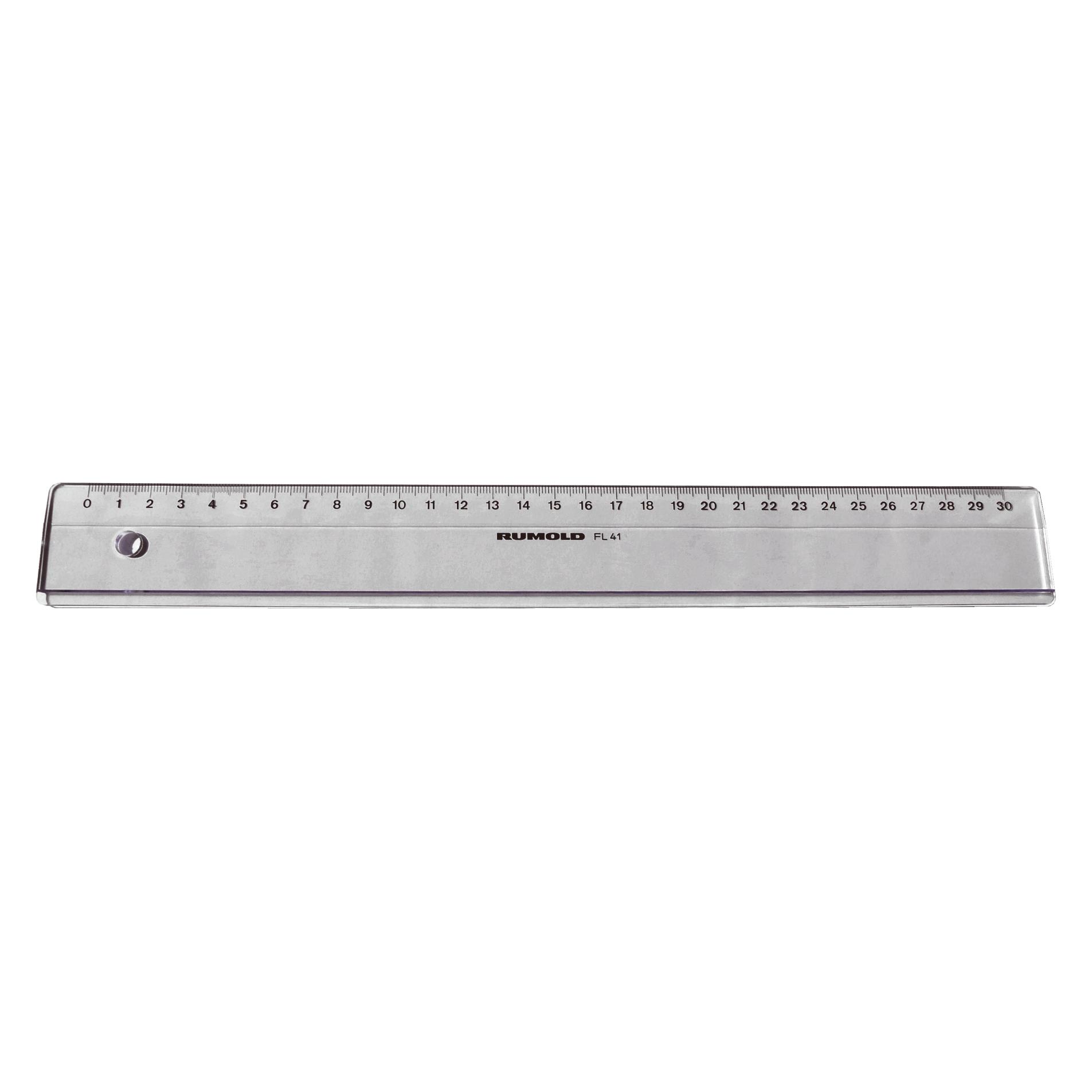 Rumold Büro- und Technikerlineale FL 41 (30 cm, Kunststoff) (FL 41/30)