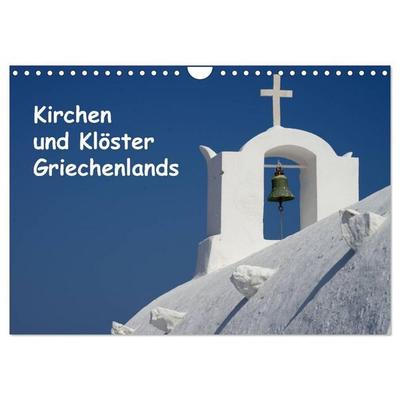 Kirchen und Klöster Griechenlands (Wandkalender 2027 DIN A4 quer), CALVENDO Monatskalender