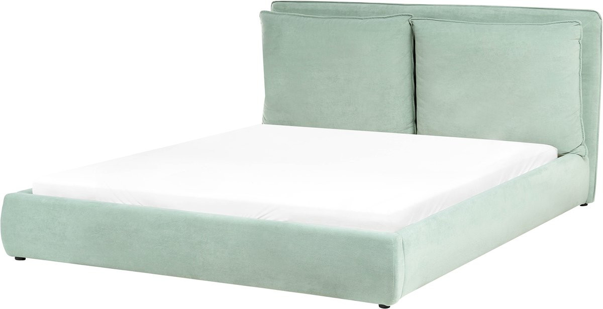 Beliani Tweepersoonsbed voor volwassenen - Mixed Materials
