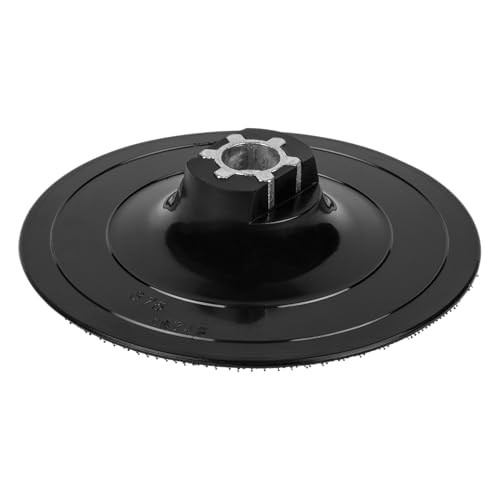 Wolfcraft Zelfhechtende steunschijf voor haakse slijpers, 12,5 mm, zwart