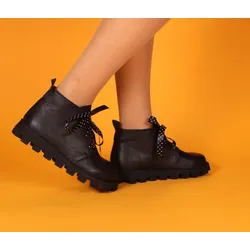 Lofina Stiefeletten schwarz 9232 Tessa gasoline-nero LOF 105 - 39