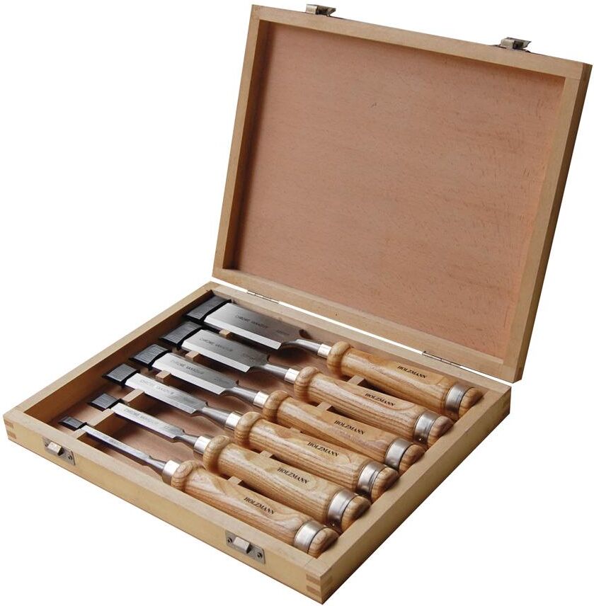 Holzmann Maschinen GmbH Qualitätsstemmeisenset 6tlg.