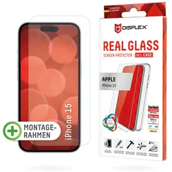 Displex Panzerglas und Schutzhülle für Iphone 15