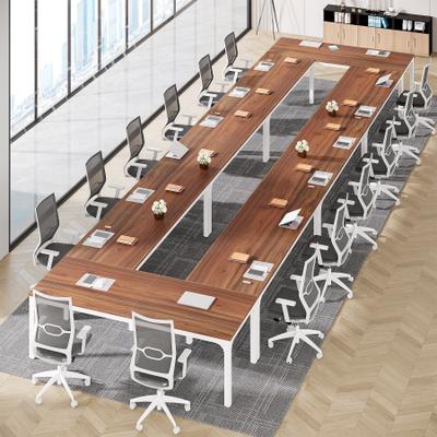 OEM 78.74-Inch Conference Table Set,13FT Conference Room Table, Large Rectangle Meeting Seminar Tables Set,Long Business Tables