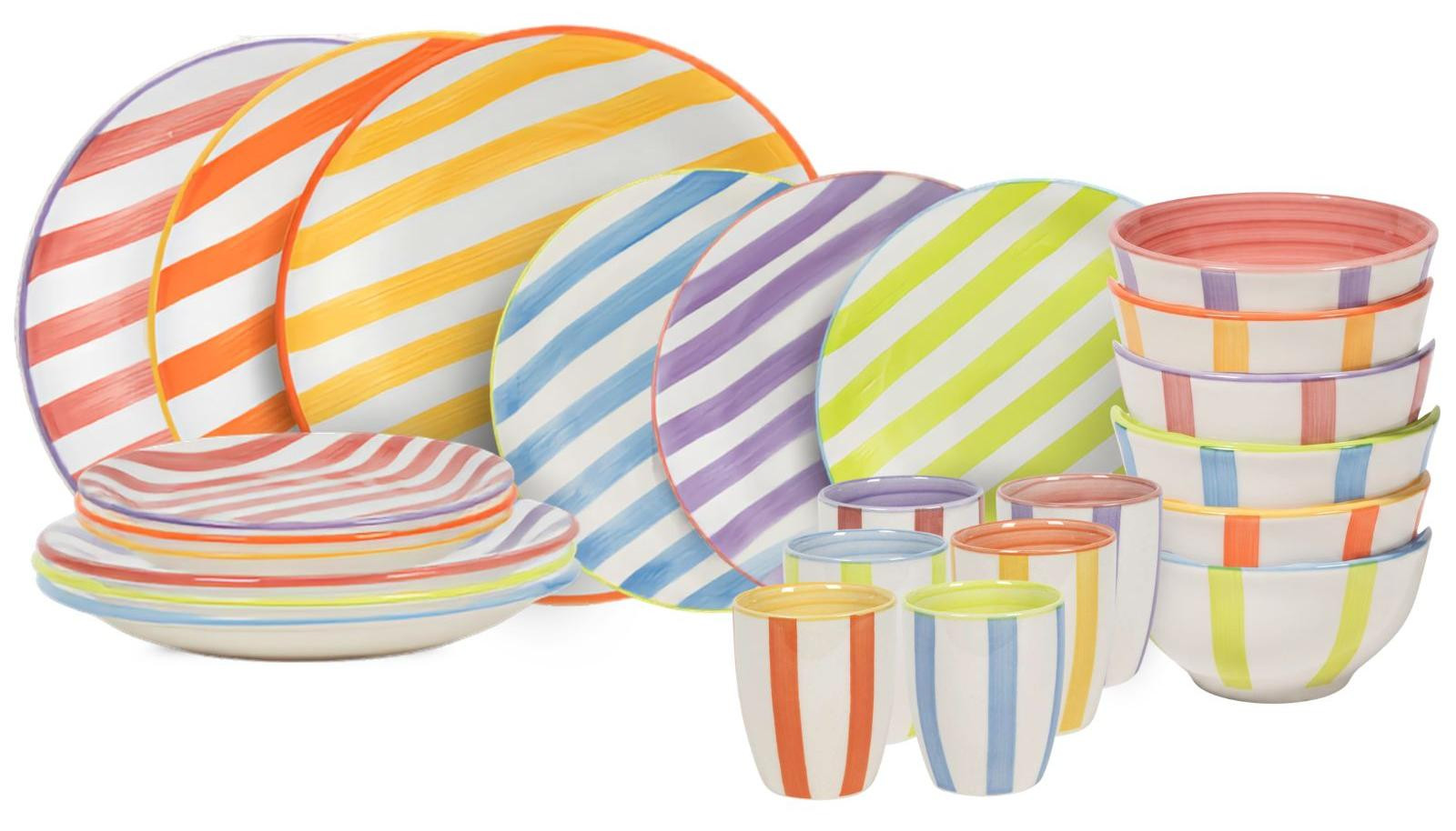 Cookinglife Serviesset Summer Vibes 24-delig voor 6 personen