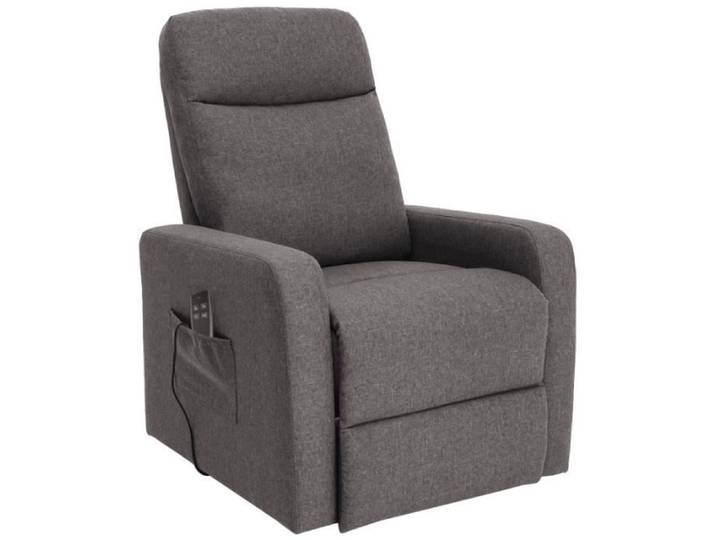 Fauteuil Releveur Mint - 2 Moteurs _ Tissu - Gris