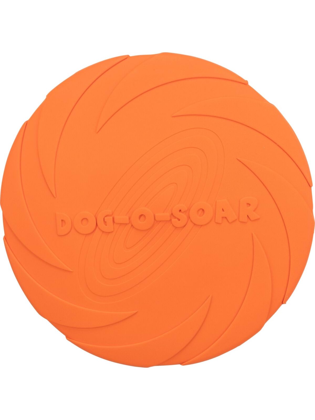 Trixie Dog Disc Frisbee Natural Rubber Orange 22cm