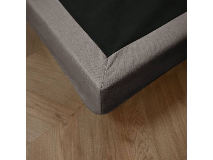 Cache-sommier beige RONDA 140x190 cm - SOMEO