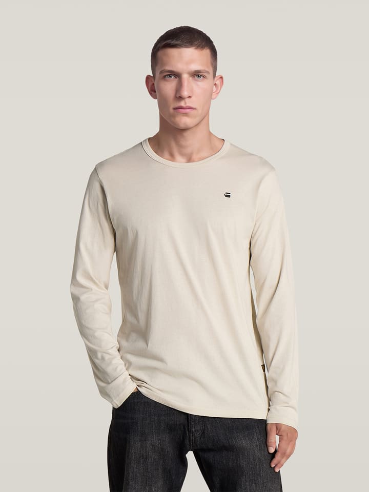 G-Star Longsleeve in Beige - M