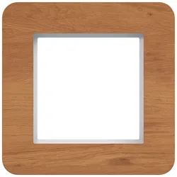 Hager WAD9100X14 Rahmen 1fach, C.8, natural wood, Eichenholz