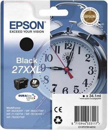 Epson T2791 27XXL Schwarz, 34,1ml
