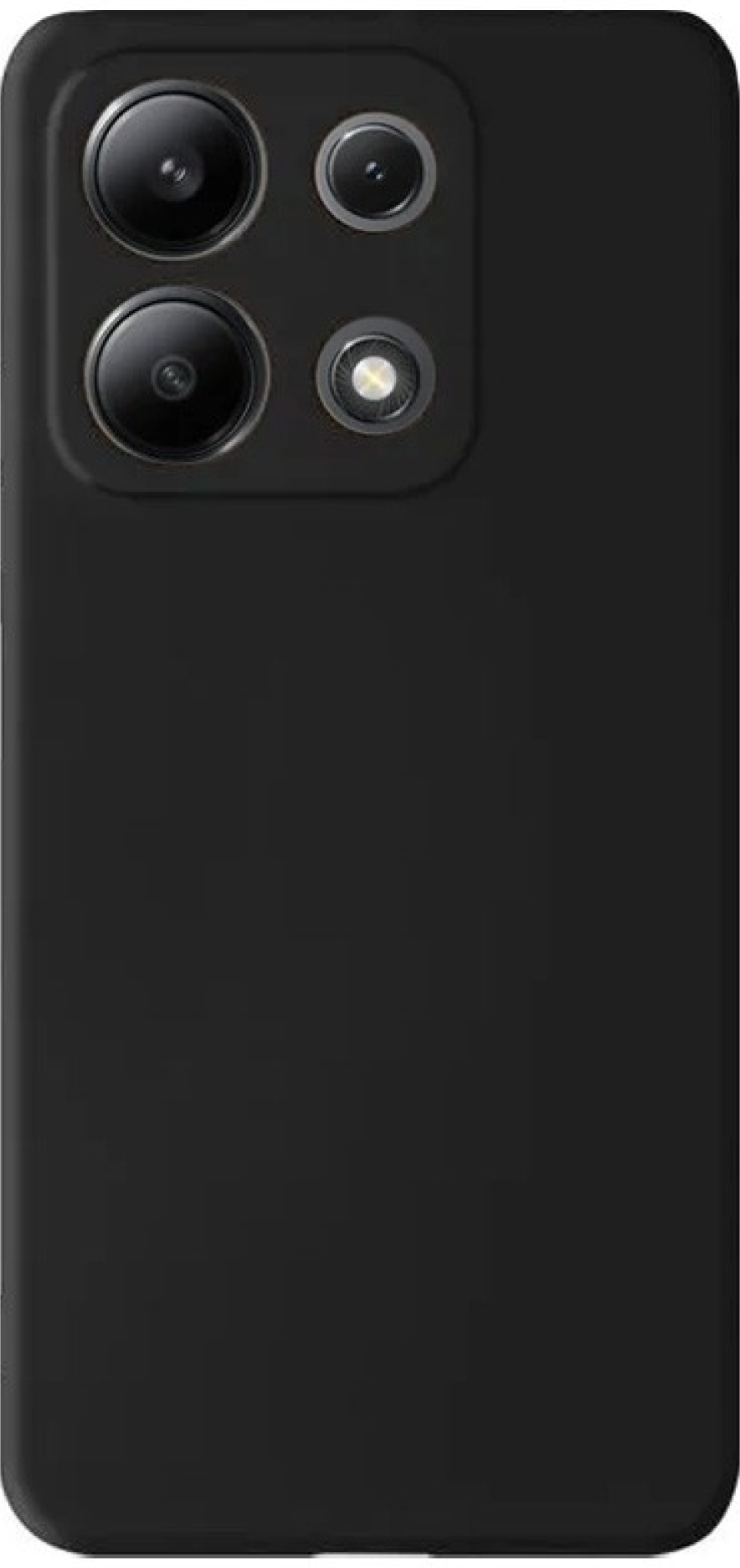 iS Capa Xiaomi Silicone Líquido Redmi 13C - Preto
