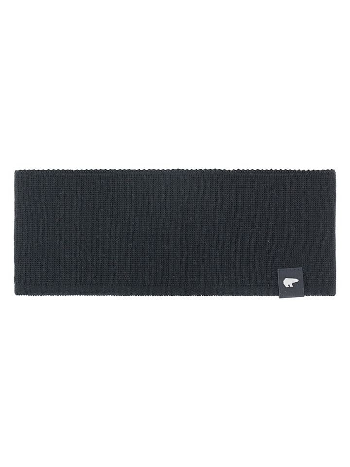 Eisbär Wollstirnband "Callon" in Schwarz - onesize