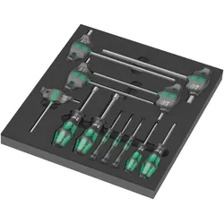Wera 9713 Schaumstoffeinlage Hex Schraubendreher Set 1, 12-teilig