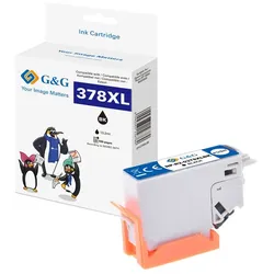 G&G XL-Patrone kompatibel zu Epson 378XL/ C13T37914010 schwarz