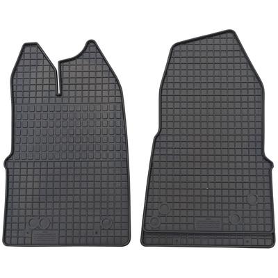PETEX Fußmattensatz schwarz - vorbereitet für Befestigungssystem 37210