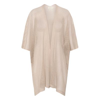 Strickjacke CREAM "Damen Strickjacke CRGert", Damen, beige (perfectly pale), Obermaterial: 100% Polyester PES., Strickjacken Strickjacke