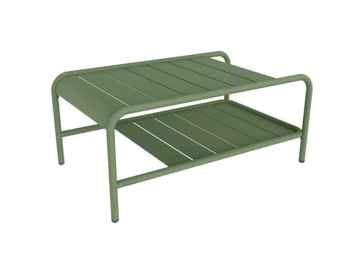 Niedriger Tisch, Aluminium, 90×55 cm, Wetterbeständig, Modern, Fermob LUXEMBOURG