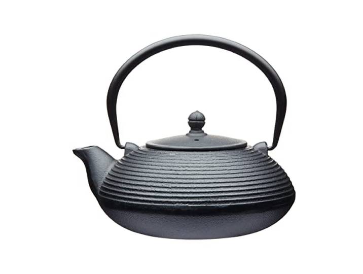 La Cafetière Théière japonaise en fonte 9ml avec panier à infusion\, 5 tasses (Noir)