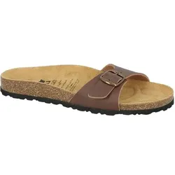 LICO Damen Pantolette Bioline Once, Größe 38 in Braun Braun