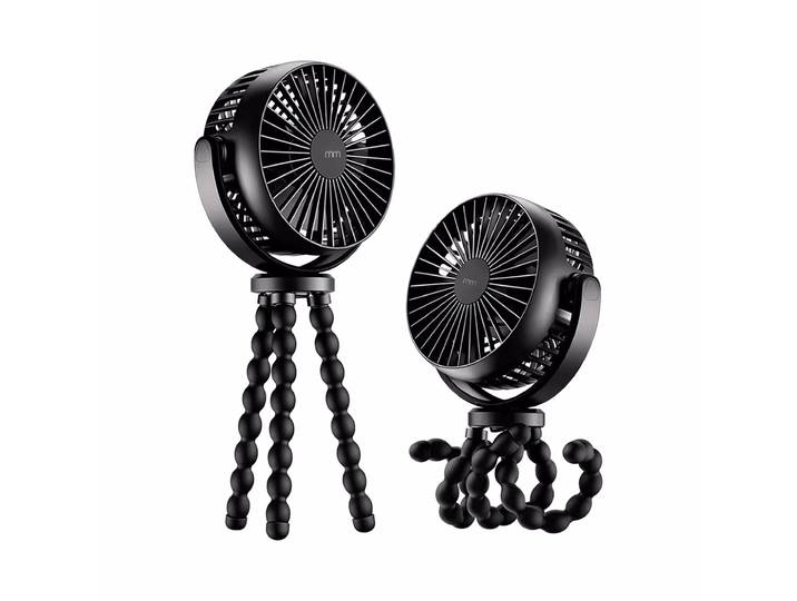 Mikamax Flex Fan Ventilator – Tischventilator/USB Ventilator – schwarz