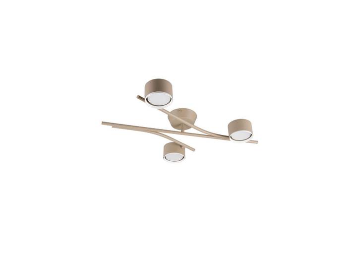 Trio Leuchten Deckenleuchte Coda, Weiß, Beige, Metall, 46.5x11x61.5 cm, schwenkbar, Lampen & Leuchten, Innenbeleuchtung, Deckenleuchten, Deckenleuchten