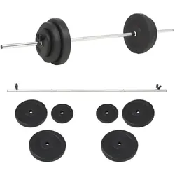 vidaXL, Hanteln, (2 x 1.25 kg, 2 x 5 kg, 2 x 7.5 kg)