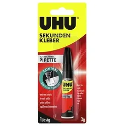 UHU Sekundenkleber blitzschnell PIPETTE 3g