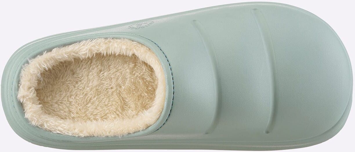 Pantolette HEINE, Damen, Gr. 37, grün (mint), Schuhe Pantolette mint 37