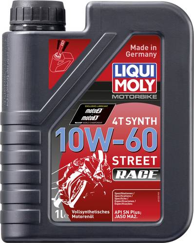 Liqui Moly Motorbike 4T Synth 10W-60 Street Race 1525 4-Takt-Motoröl 1l