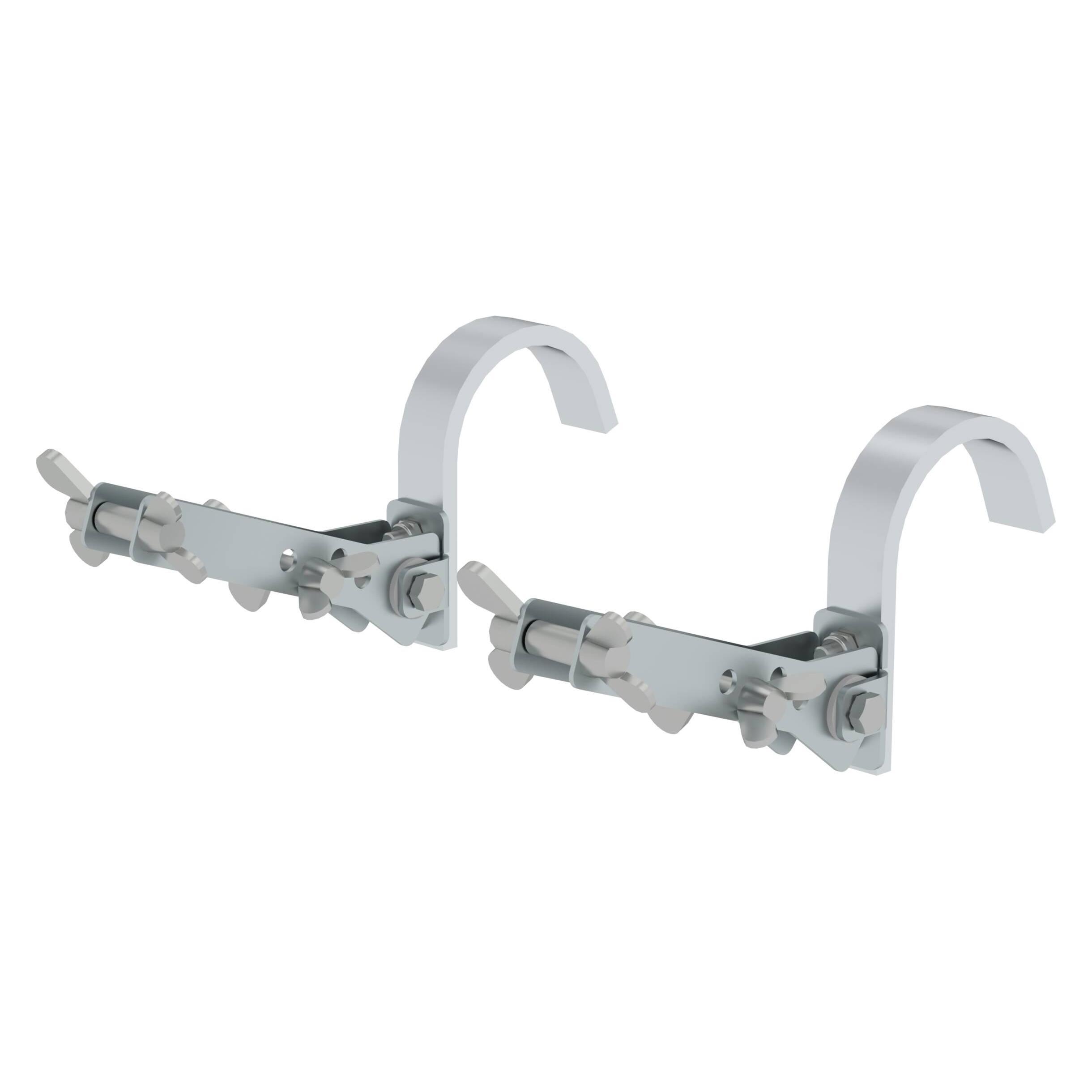 Munk Leiterkopfsicherung Haken Ø 80 mm (Gerüst) (019317)