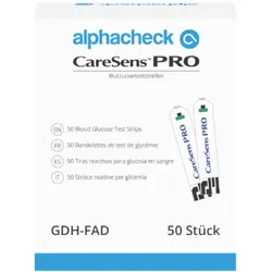 Alphacheck Caresens pro Blutzuckerteststreifen 50 ST