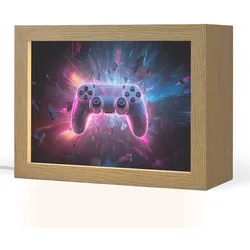 NACHTTISCHLAMPE Controller - Neon - Explosion - Abstrakt 20x15 cm