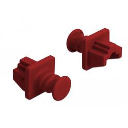 Delock 86510 Staubschutz für RJ45 Buchse 10 Stück rot 86510 Buchse Mehrfarbig 1 St.