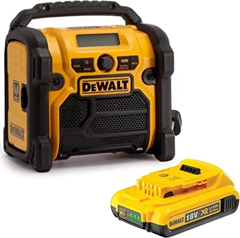 DeWALT Akku- und Netz-Radio fuer 10,8 - 18V