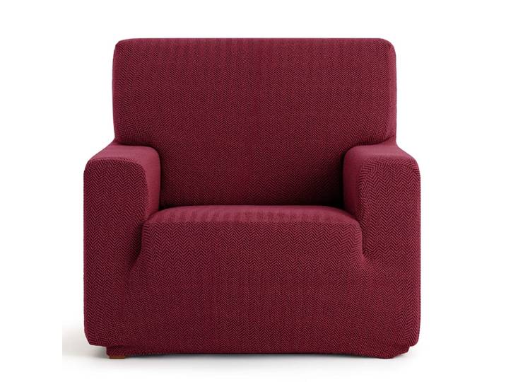 Housse de fauteuil extensible bordeaux 80 * 120
