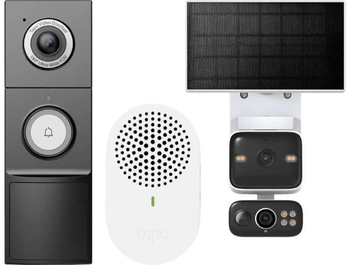 TP-Link Tapo C645D Solar Kit + D235 Smart Battery & Wired Doorbell