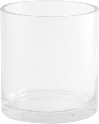 Glasvase, rund, 13,5 cm, 12,5 cm Ø