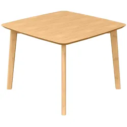 En.Casa, Nachttisch, Beistelltisch Haad 45x50x50 cm Bambus Natur (50 x 50 x 45 cm)