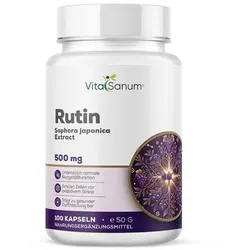 VitaSanum®- Rutin (Sophora japonica) 500 mg – 1 Kapsel Tagesportion