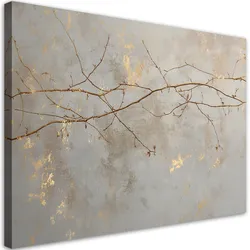 WANDBILD blätter zweige natur