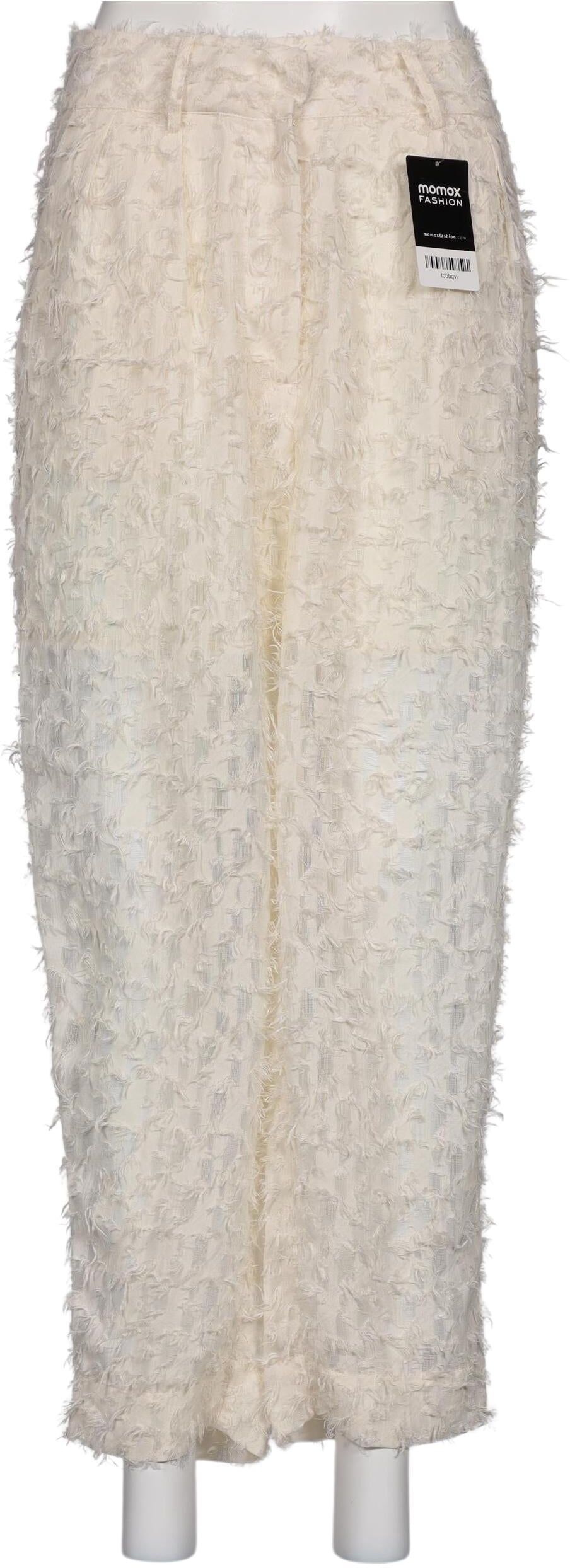 LeGer by Lena Gercke Damen Stoffhose, Cremeweiß, Gr. EU 38, Synthetik - Second Hand